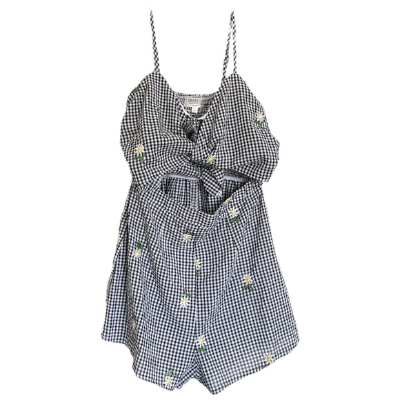 Other - Shareen Floral Checkered Romper